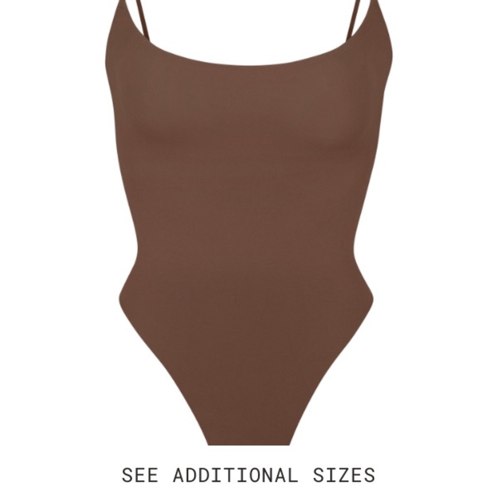 Skims Brown Bodysuit